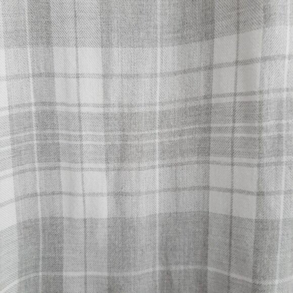 RAILS Plaid Shirt Tunic Dress Button Down Grey & White Sz XS - Picture 11 of 14